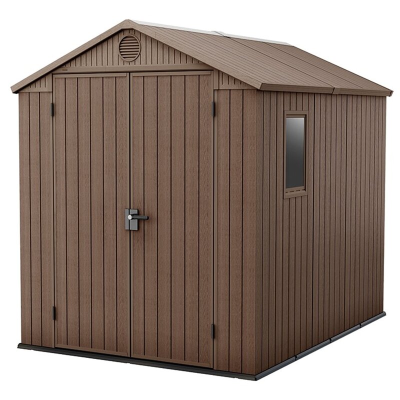 Domek narzÄdziowy KETER Darwin 6x8 BrÄ zowy 190 x 244 x 221 cm