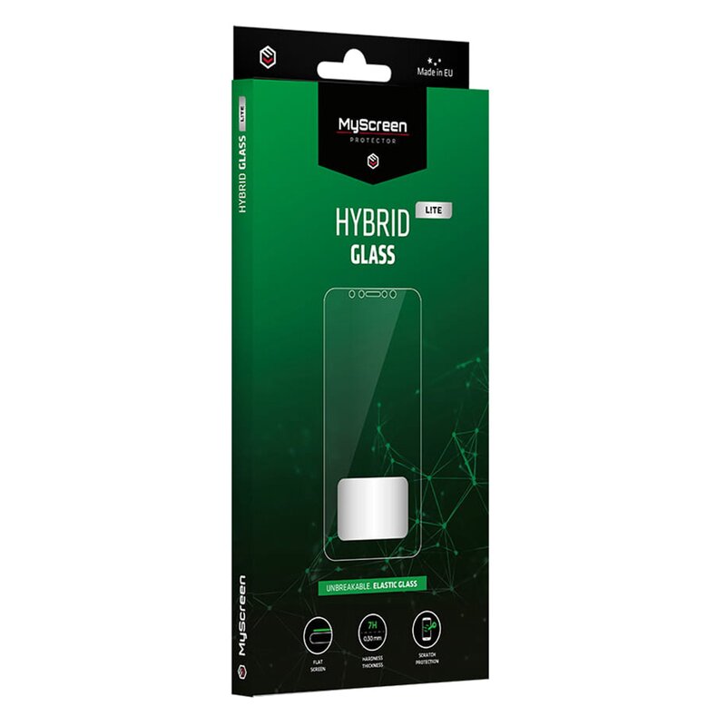 Szkło hybrydowe MYSCREEN Hybrid Glass Lite do Apple iPhone 13/13 Pro