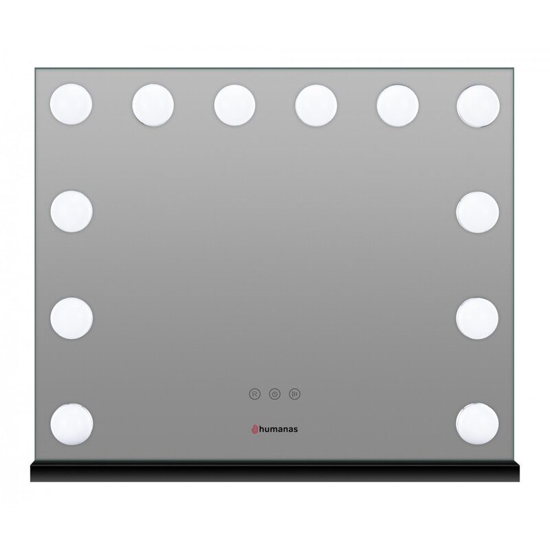 Lusterko kosmetyczne HUMANAS HS-HM02 Czarny