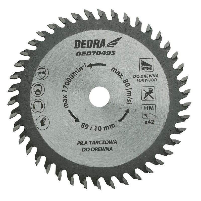 Tarcza do cięcia DEDRA DED70493 89 mm