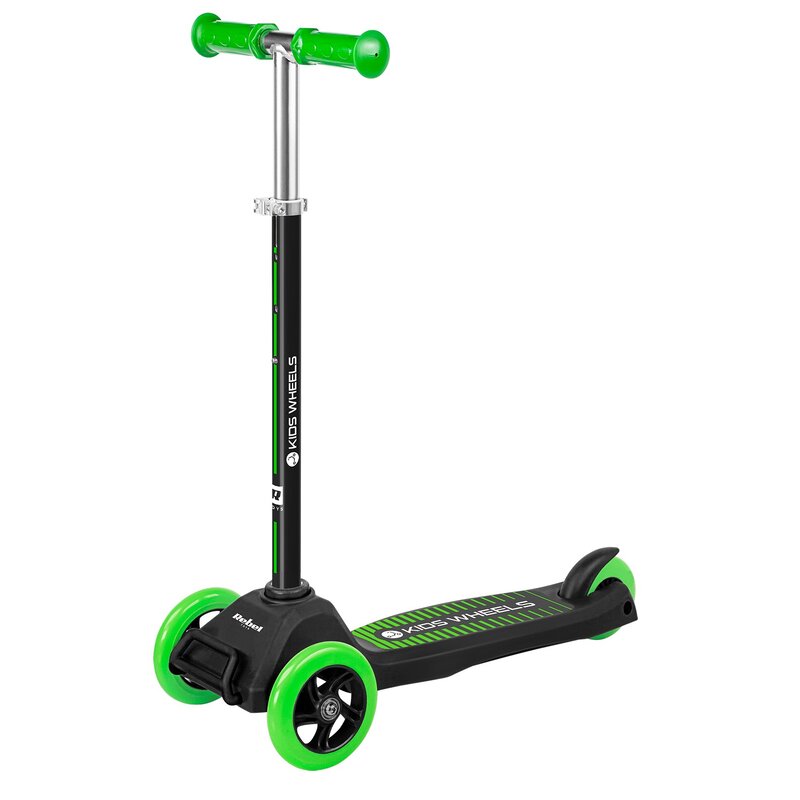 Hulajnoga dla dzieci REBEL Kids Wheels Zielono-czarny