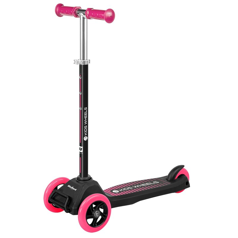 Hulajnoga dla dzieci REBEL Kids Wheels Różowo-czarny