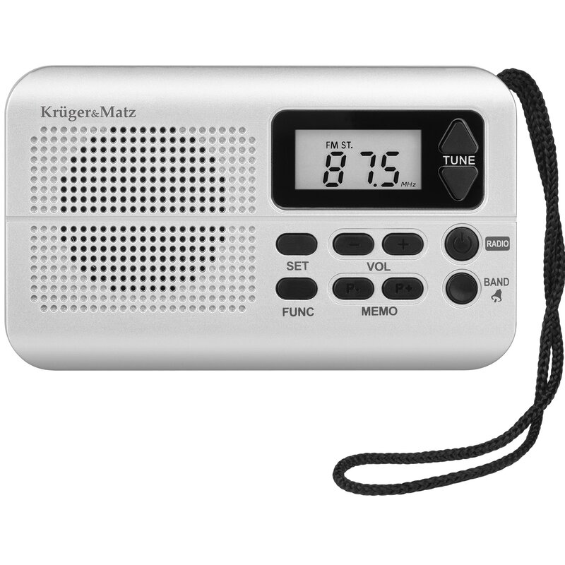 Kruger & Matz KM0819 FM Srebrny