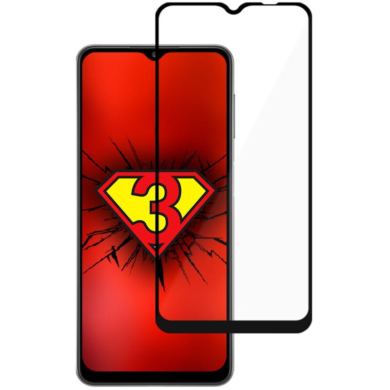 Szkło hybrydowe 3MK NeoGlass do Samsung Galaxy S22 Czarny