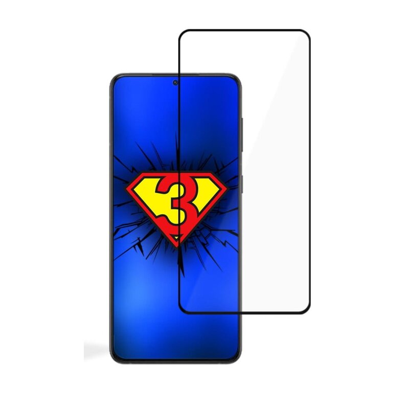 Szkło hartowane 3MK HardGlass Max do Samsung Galaxy S22+ Czarny