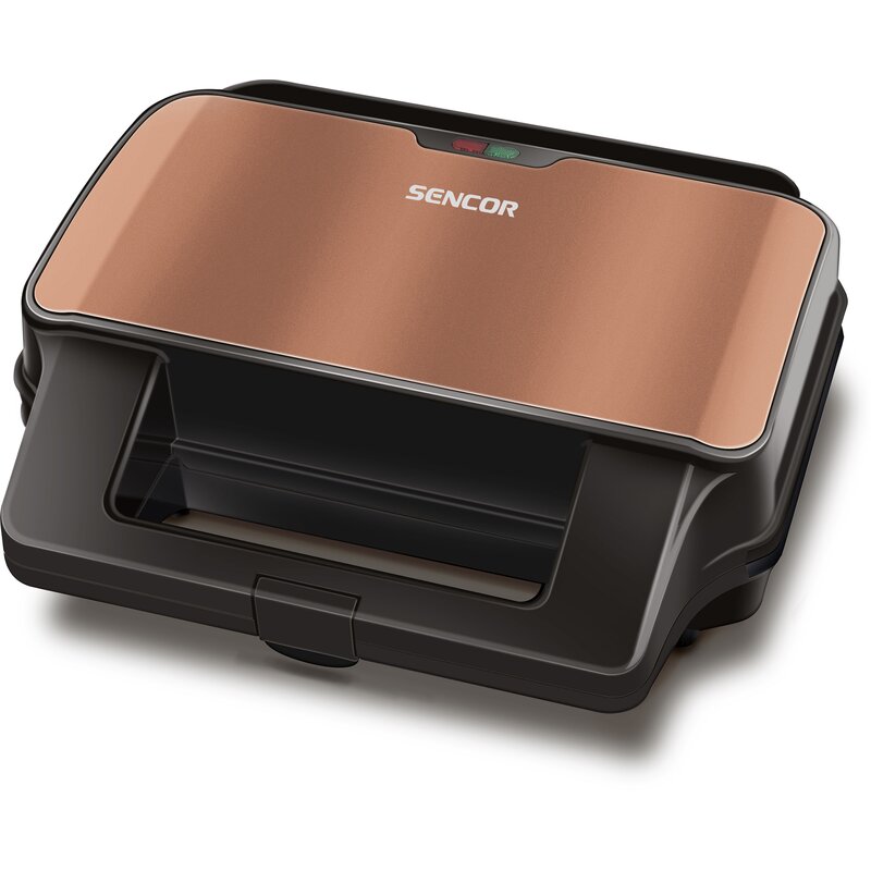 Sencor SSM 9976GD 4w1 Trójkąty Gofry Panini Kwadraty 900W