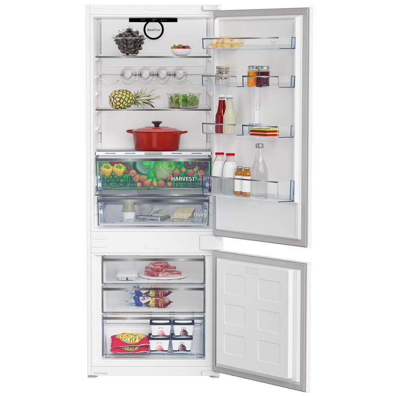 Beko b300 BCNE400E40SN Pełny No Frost 194cm Szuflada z kontrolą wilgotności