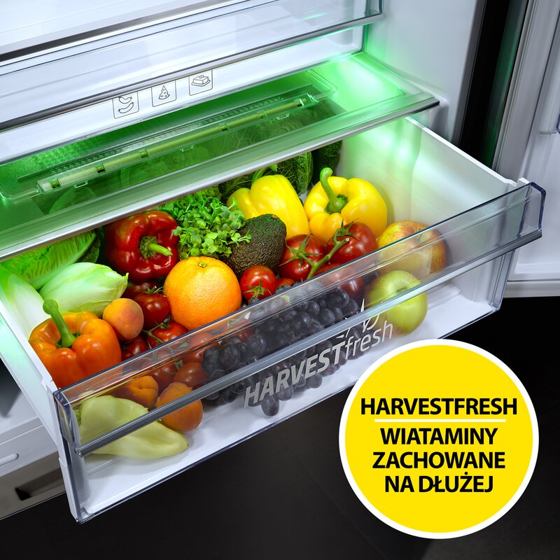 Lodówka BEKO BCNE400E50SHN No Frost HarvestFresh AeroFlow MetalWall Zdalne Sterowanie 193cm