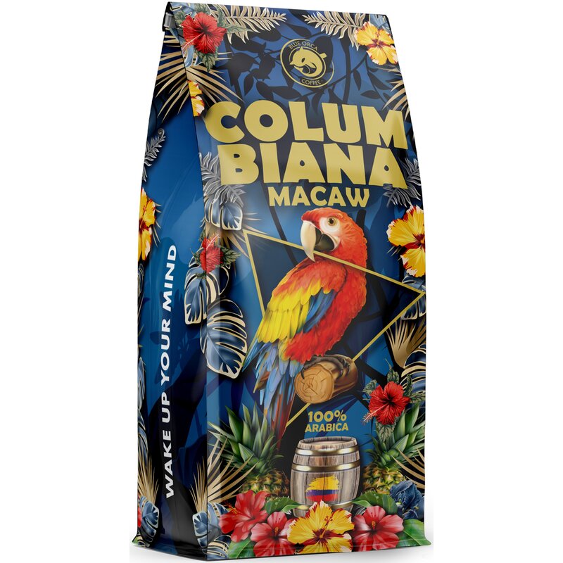 Kawa ziarnista BLUE ORCA COFFEE Columbiana Macaw 1 kg