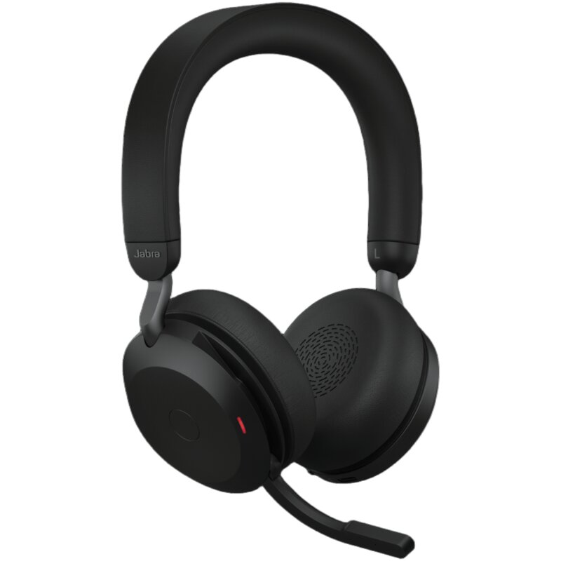 Słuchawki nauszne JABRA Evolve2 75 Link380c MS + stacja Czarny