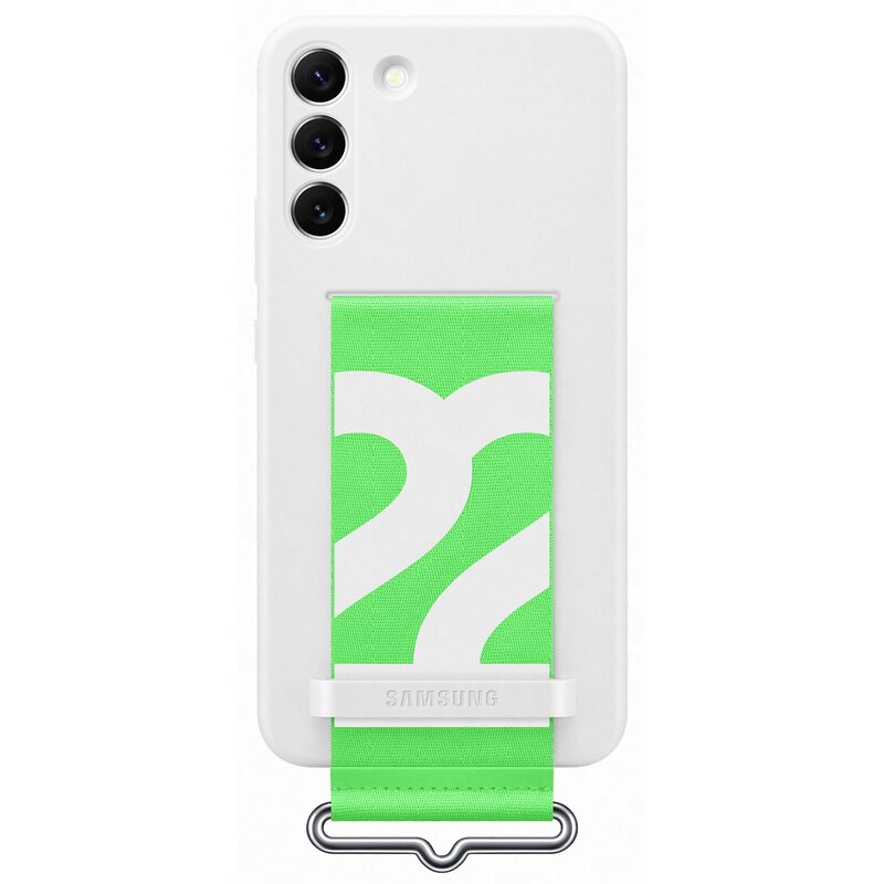 Etui SAMSUNG Silicone Cover Strap do Galaxy S22 EF-GS901TWEGWW Biały
