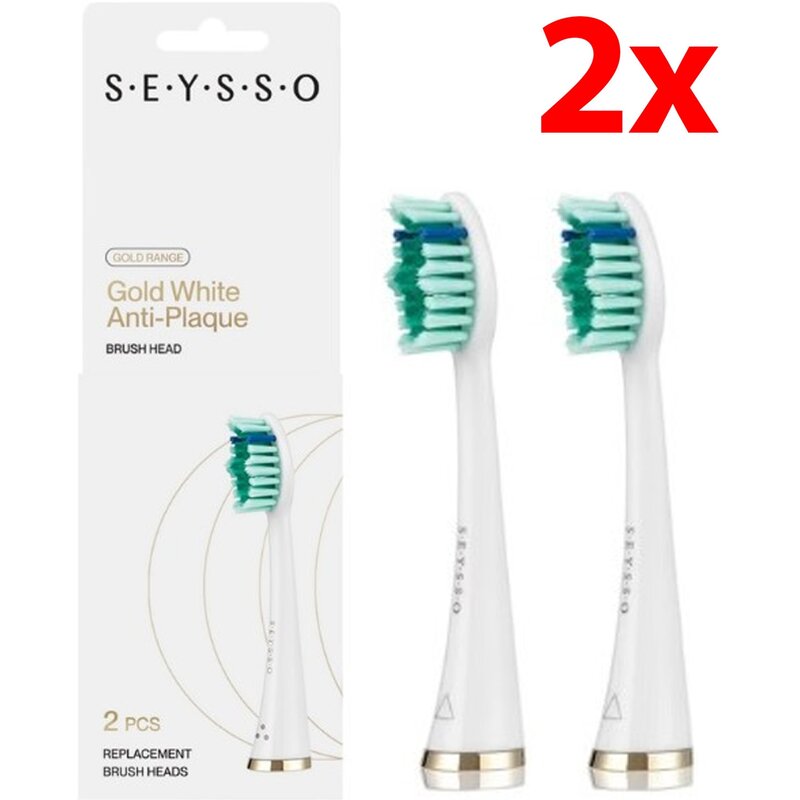 SEYSSO Gold White Anti-plaque SE0301W 2szt.