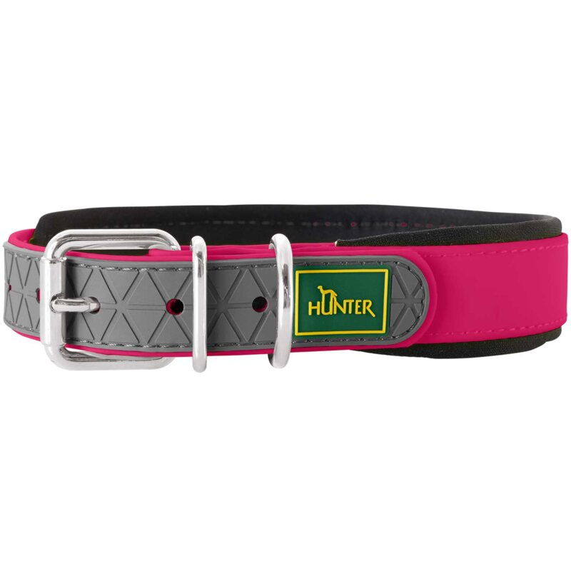 Obroża HUNTER Convenience Comfort (52 - 60 cm) Malinowy