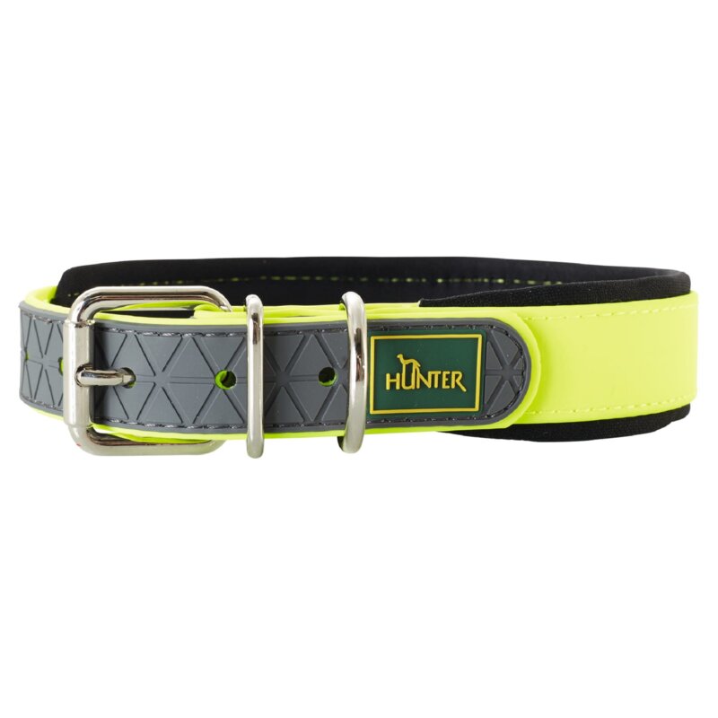 Obroża HUNTER Convenience Comfort (27 - 35 cm) Neon Żółty