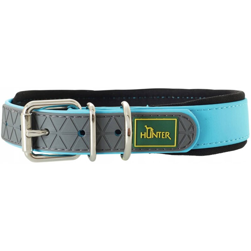 Obroża HUNTER Convenience Comfort (37 - 45 cm) Turkusowy