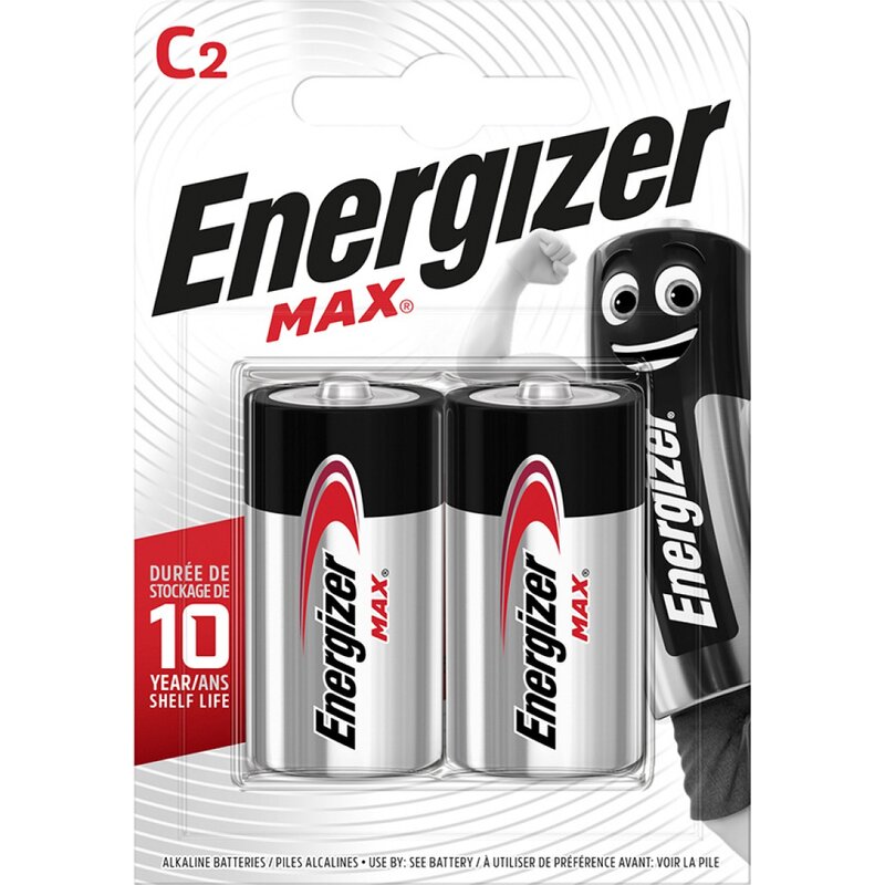 ENERGIZER BATERIA MAX C LR14. 2 szt. Opakowanie ECO