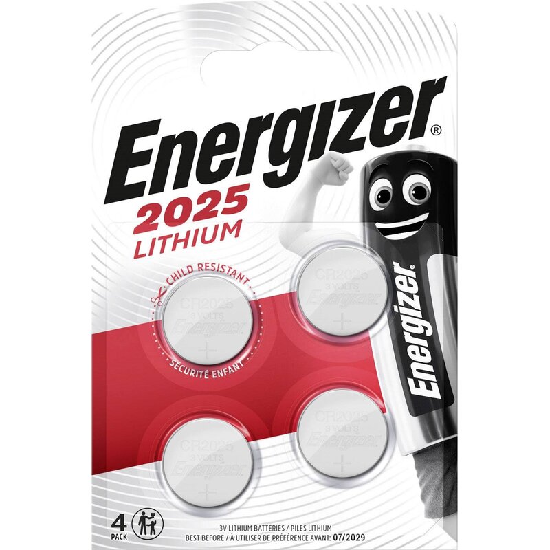 Energizer Secure Child 3w1 CR2025 4 szt.