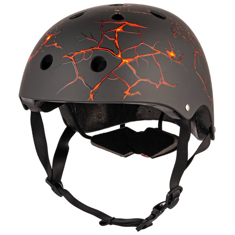 Kask HORNIT Lava LAS828 Czarno-pomarańczowy dla Dzieci (rozmiar S)