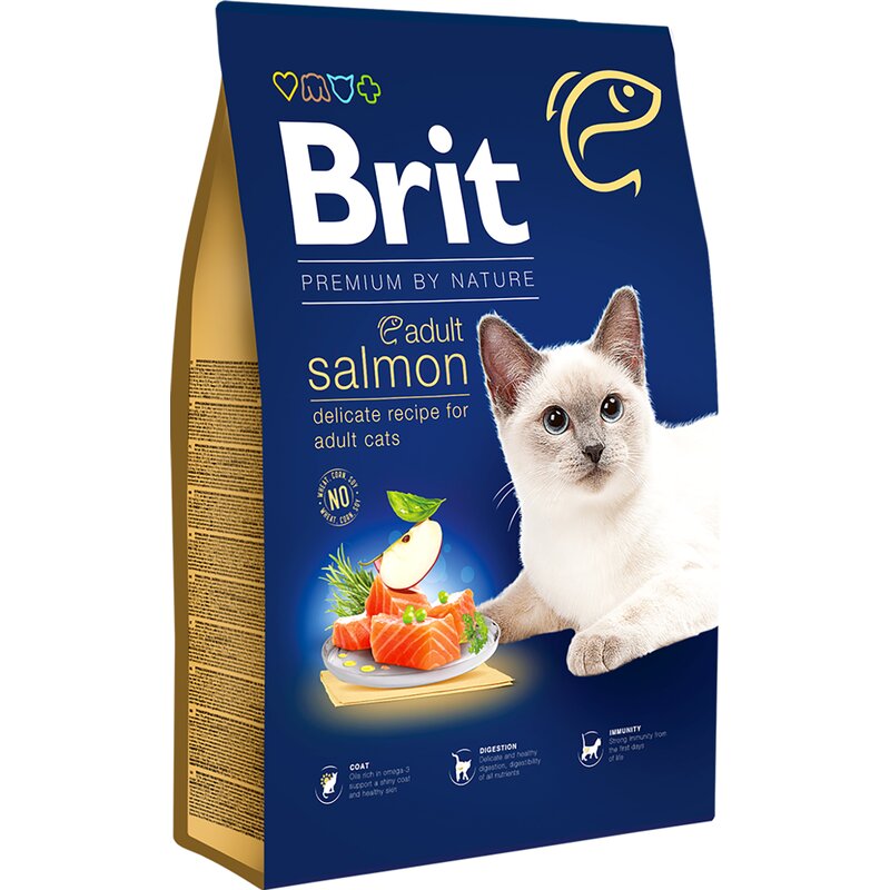Karma dla kota BRIT Premium by Nature Łosoś 1.5 kg