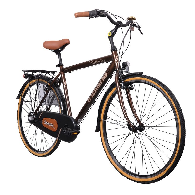 Rower miejski INDIANA Storica 140 3B M21 28 cali męski Brązowy