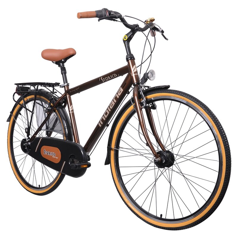Rower miejski INDIANA Storica 130 7B M19 28 cali męski Brązowy