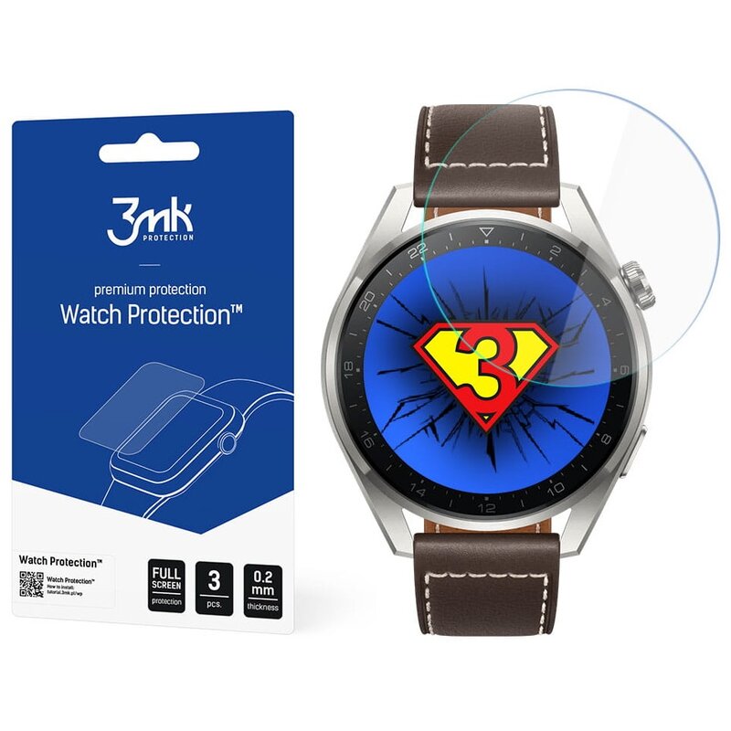 Szkło hybrydowe 3MK Watch Protection do Huawei Watch 3 Pro Elite