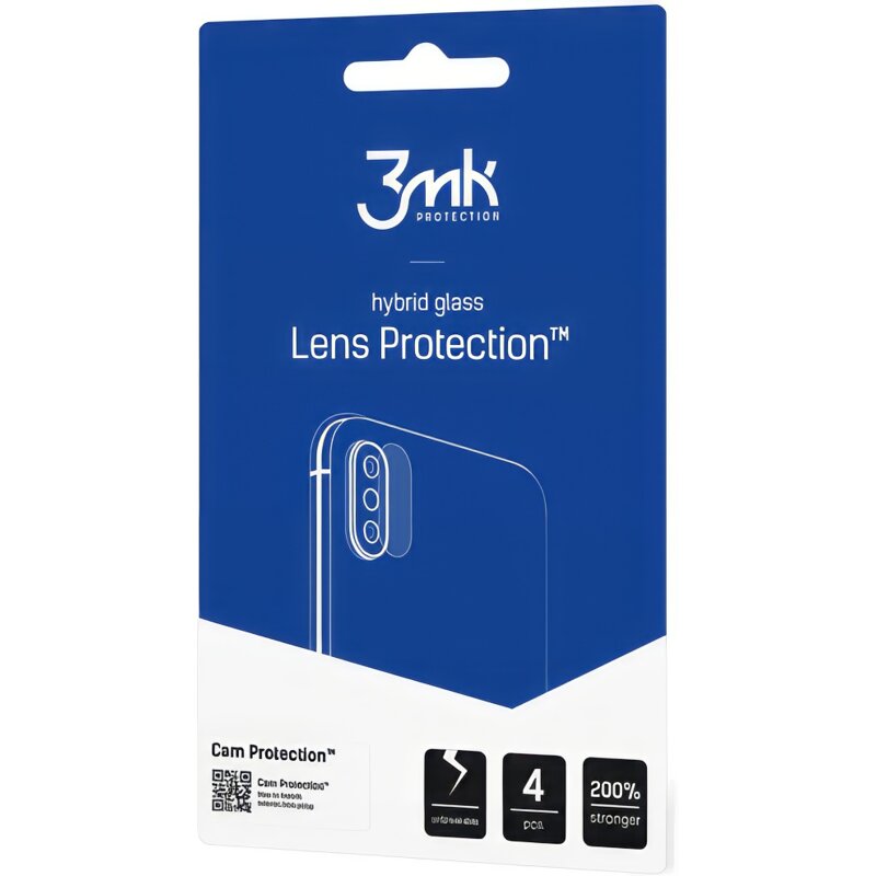 Szkło hybrydowe na obiektyw 3MK Lens Protection do Nokia 6.2