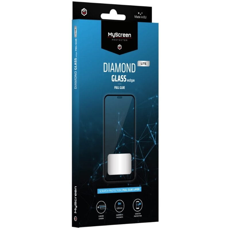 Szkło hartowane MYSCREEN Diamond Glass Lite Edge Full Glue do Motorola Moto G31/G71 Czarny