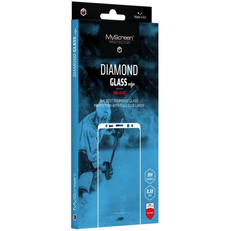 Szkło hartowane MYSCREEN Diamond Glass Edge Full Glue do Realme 9I Czarny