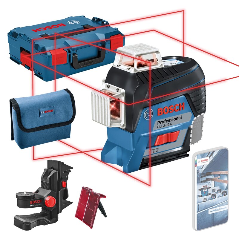 Laser liniowy BOSCH Professional GLL 3-80 C 0601063R03
