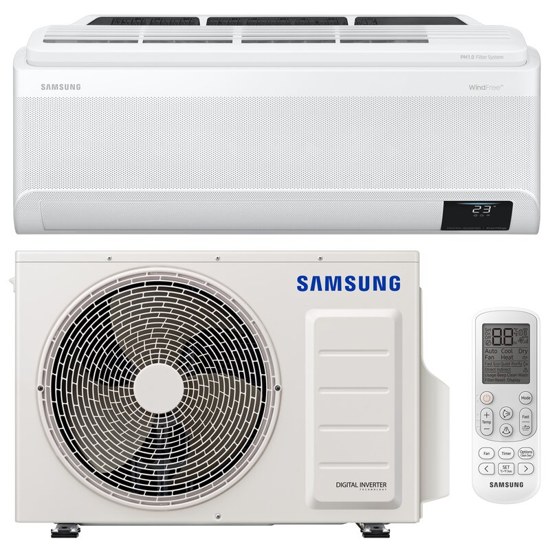 Klimatyzator Split, Pompa ciepła powietrze - powietrze SAMSUNG WindFree Pure 1.0 AR09AXKAAWKN/EU z usługą montażu
