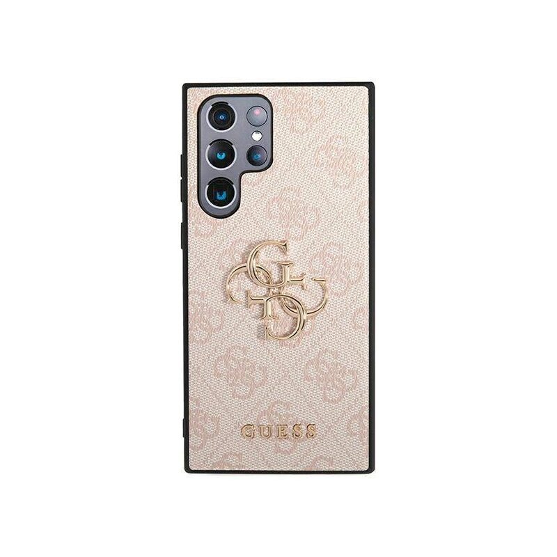 Etui GUESS 4G Hard Case do Samsung Galaxy S22 Ultra Różowy