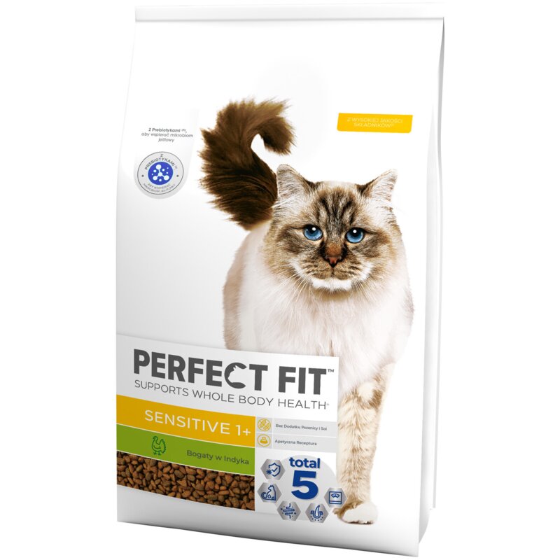 Perfect Fit Sensitive 1+ z Indykiem 7kg