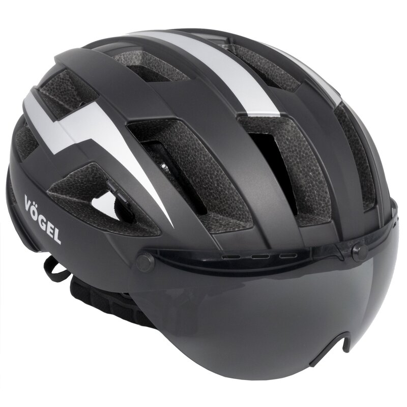 Kask VÖGEL VKA-927 Czarno-srebrny (rozmiar L/XL)