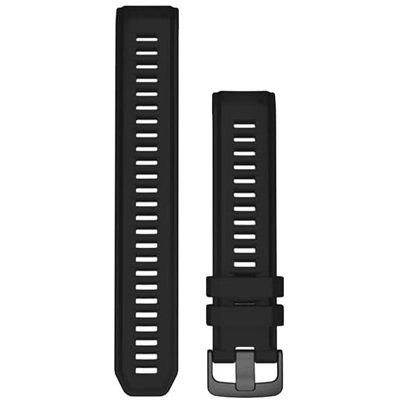 Pasek do Garmin Instinct 2 koperta 45 mm (szerokość paska 22 mm) Czarny