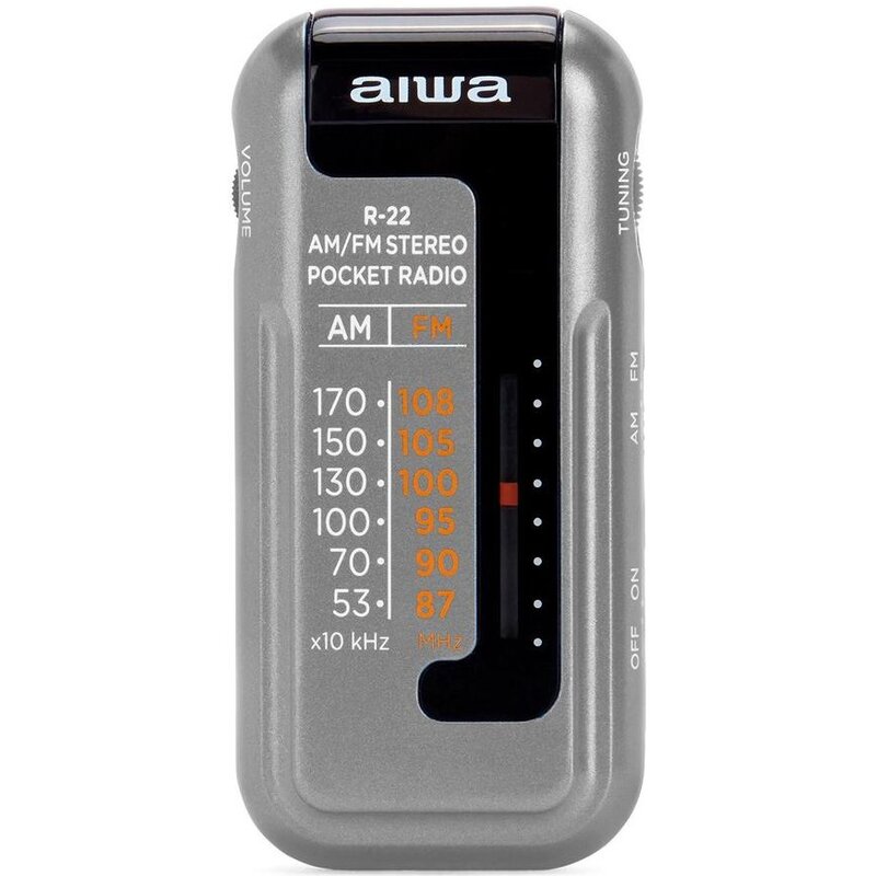 Aiwa R-22SL Radio FM Srebrny