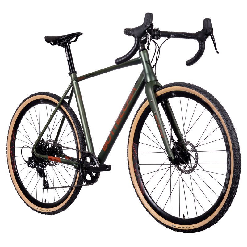 Rower gravel BOTTECCHIA Monster M17 28 cali męski Zielony mat