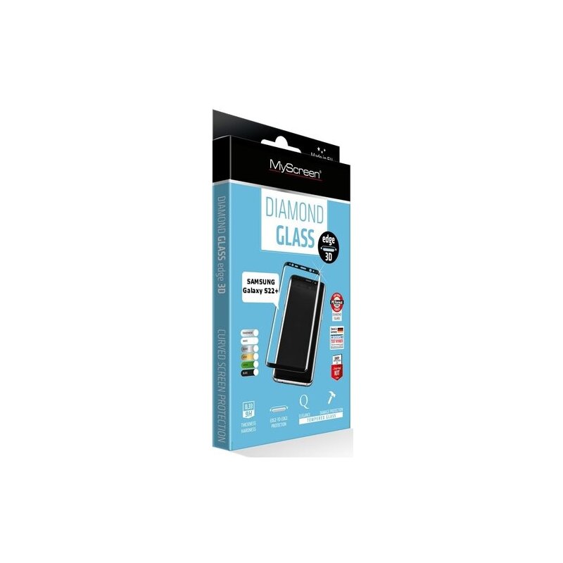 Szkło hartowane MYSCREEN Diamond Glass Edge Full Glue do Samsung Galaxy S22+