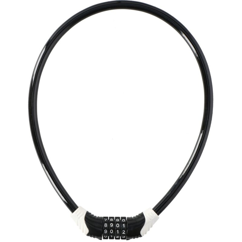 Zapięcie rowerowe DUNLOP 1042800 Linka Czarny