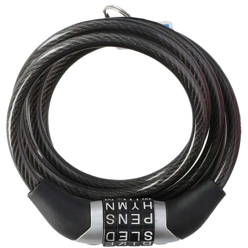 Zapięcie rowerowe DUNLOP 1042695 Linka Czarny