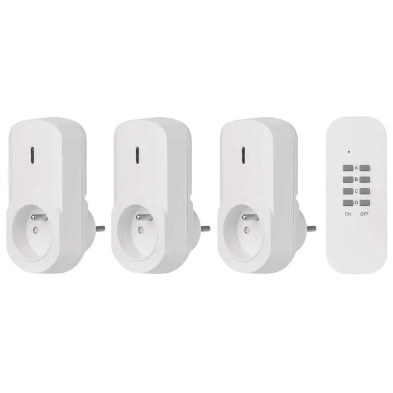 Gniazdko EMOS P0070 na pilota (3 szt.)