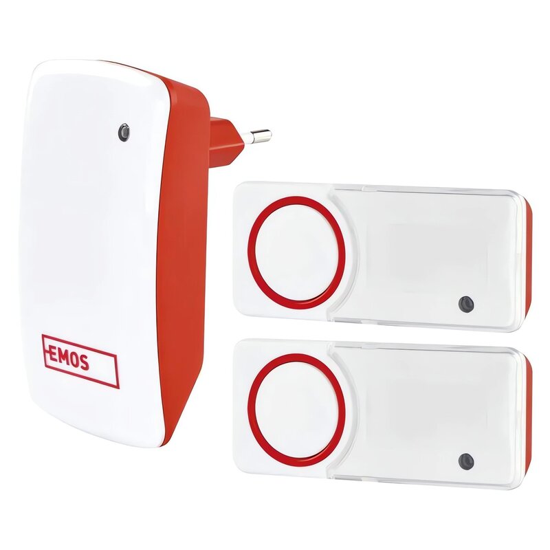 Dzwonek bezprzewodowy EMOS P5750.2T Czerwony