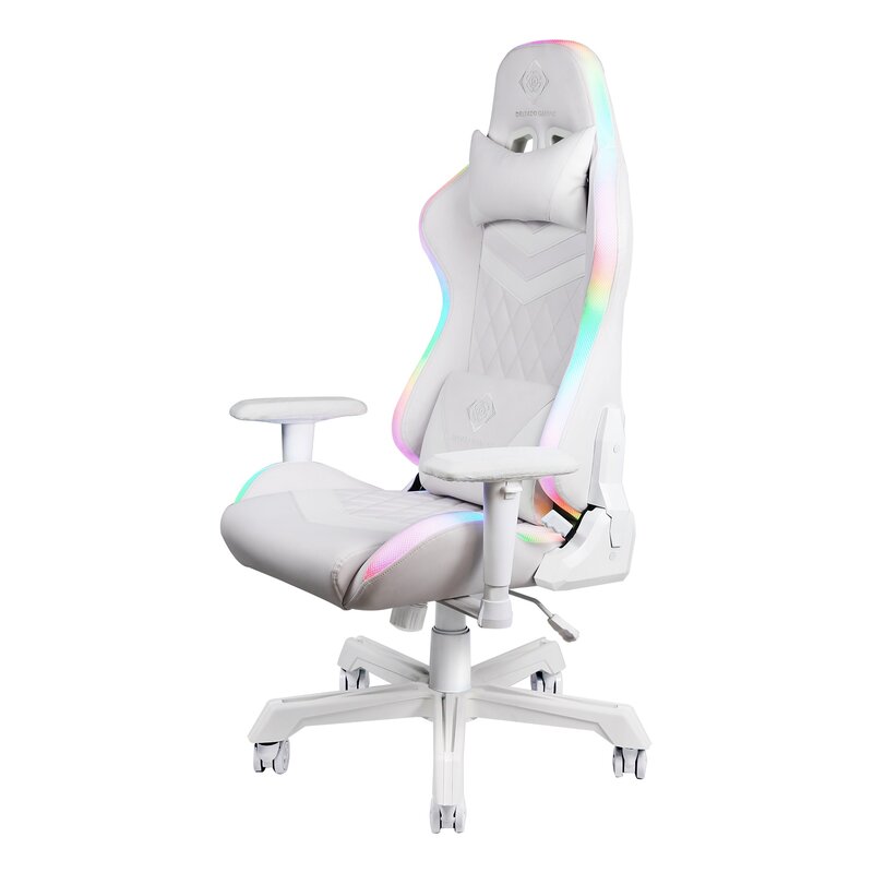 Fotel gamingowy DELTACO WCH90 RGB Biały
