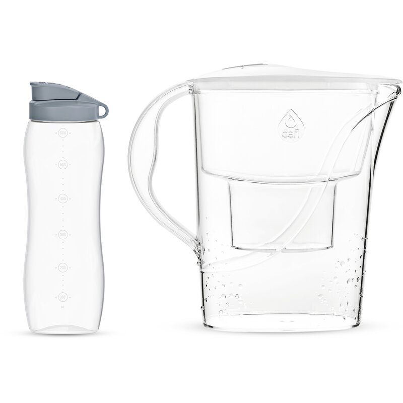 Dzbanek filtrujący DAFI Start Unimax Biały + Bidon 700 ml