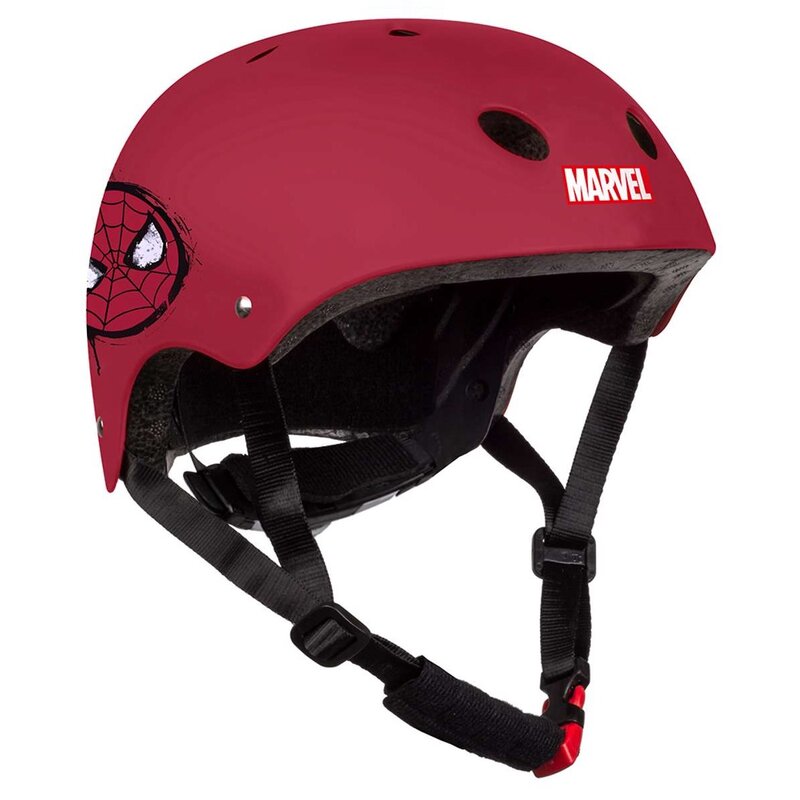 Kask MARVEL Spider-Man Czerwono-czarny dla Dzieci (rozmiar M)