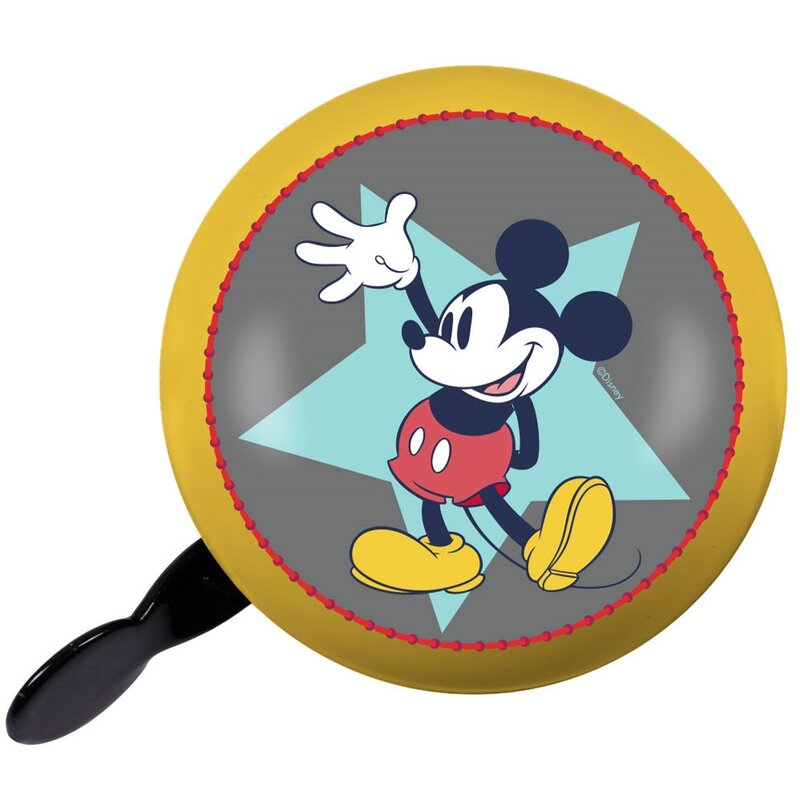 Dzwonek rowerowy DISNEY Retro Myszka Mickey Żółty