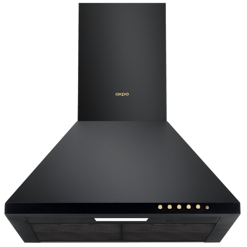 Okap AKPO WK-4 Classic Gold Eco 50 Czarny 499.6m3/h 74dB klasa C