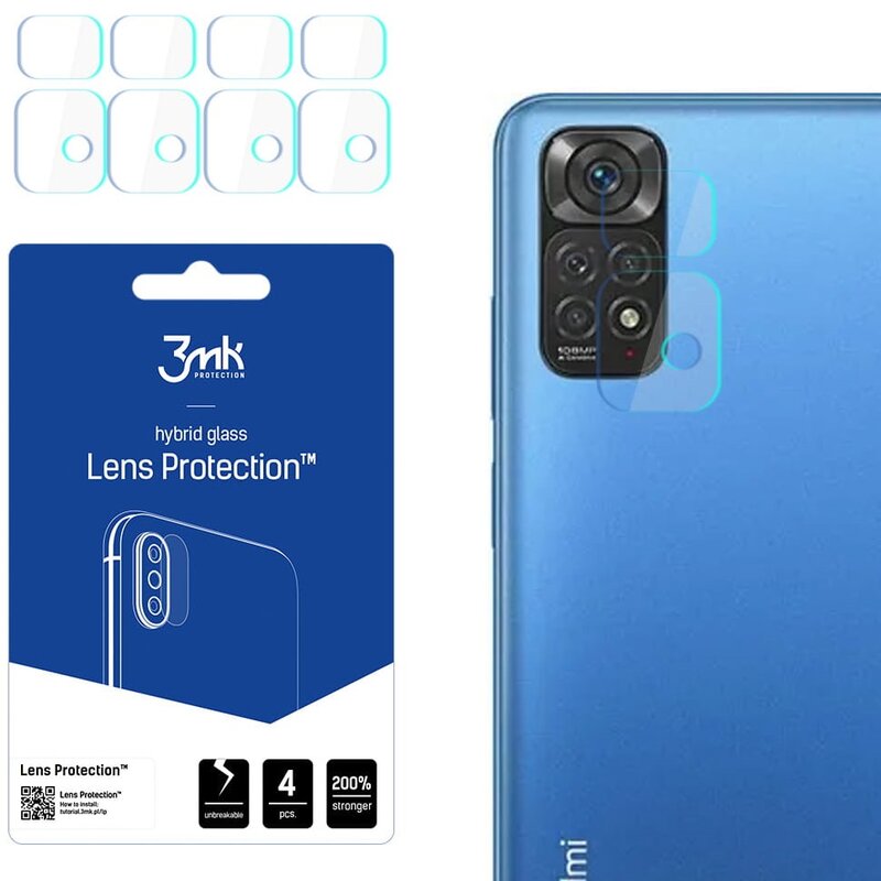 Nakładka na obiektyw 3MK Lens Protection do Xiaomi Redmi Note 11S 4G