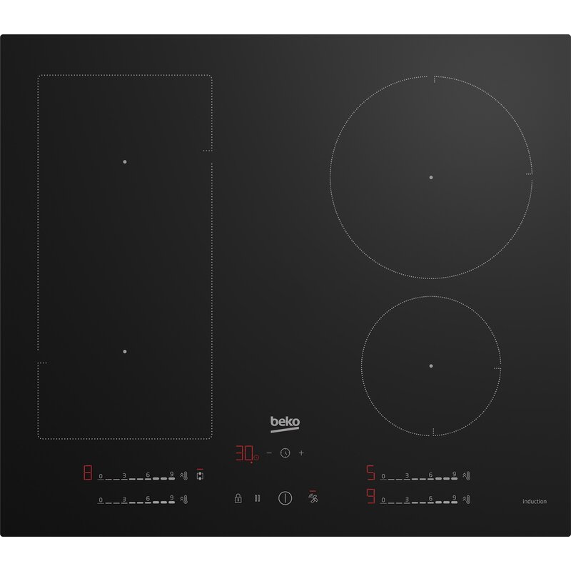 Płyta indukcyjna BEKO HII64730UFT łączenie pól - IndyFlex HobToHood PowerManagement 59cm Czarny