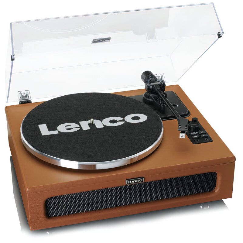 Lenco LS-430BN Manualny Napęd paskowy Przedwzmacniacz Bluetooth Brązowy